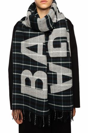 Patterned scarf with a plaid motif, zdjęcie 2 Patterned scarf with a plaid motif od Balenciaga
